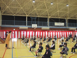 担任あいさつ