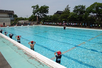 水泳指導
