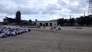 陸上放課後練習（記録会）