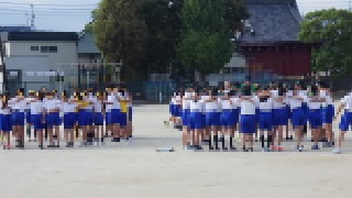運動会準備