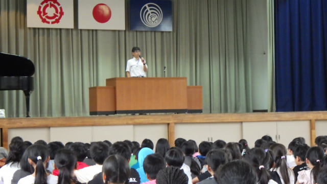 校長先生のお話